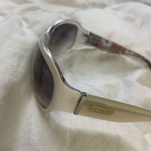 White Coach Sunglasses